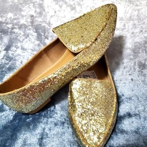 NWT Torrid Gold Slip-ons
